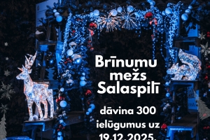 Brīnumu mežs Salaspilī aicina uz labdarības dienu 19.12.2025