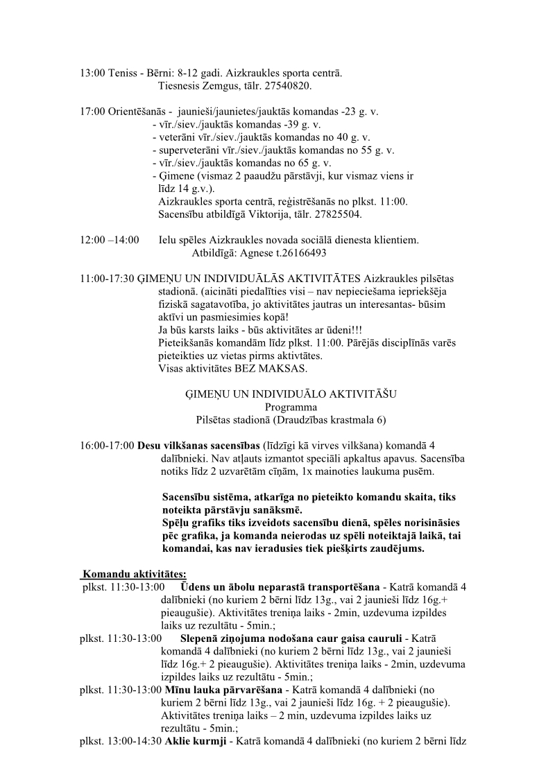 aizkraukle nolikums 2